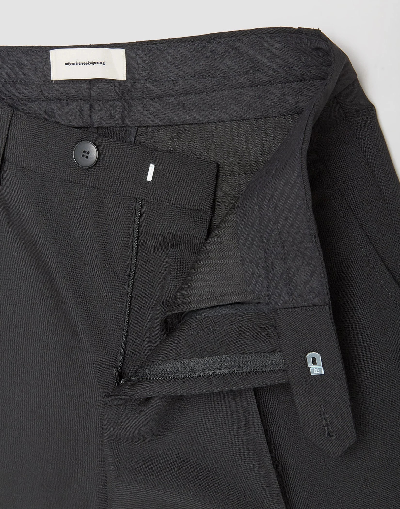 mfpen - SERVICE TROUSERS (DARK GREY TROPICAL WOOL) — EQUIPMENT